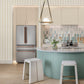 Image of Tide Stripe in Sand Wallpaper