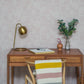 Vertical Lines in Burnt Blush Wallpaper