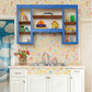 Image of Childhood Floral in Pastel Wallpaper