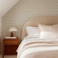 Image of Honeycomb Tuile in Moss Wallpaper