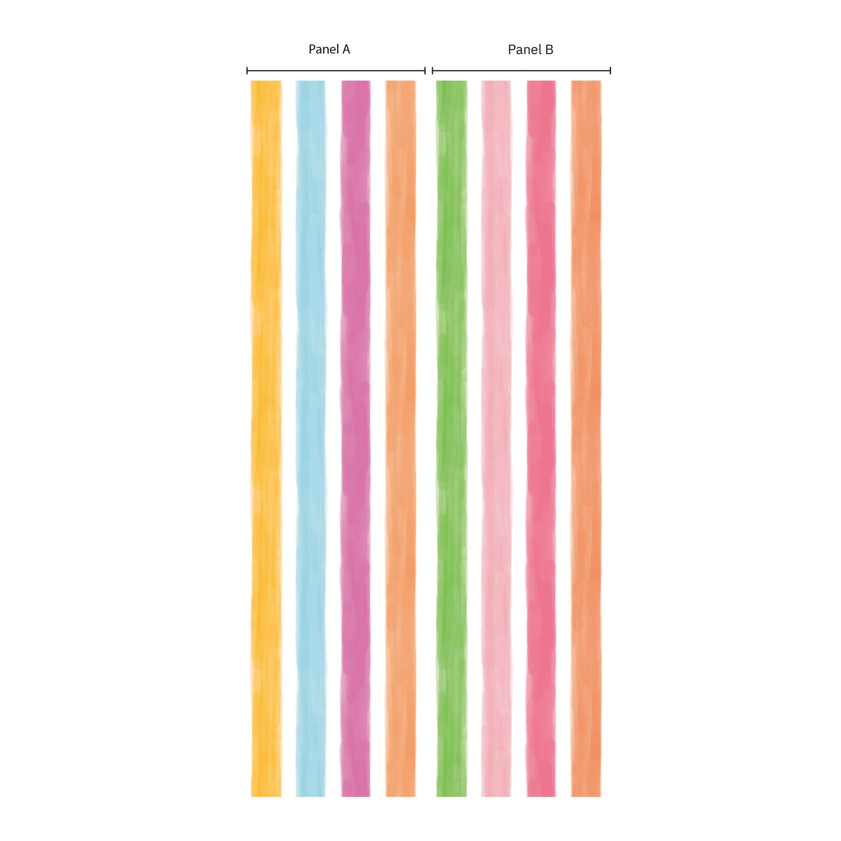 Watercolor Stripes wallpaper collection