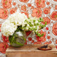 Image of Peonies in Grey Wallpaper
