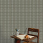 Image of Flora Plaid in Sage/Olive Wallpaper
