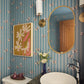 Image of Mountain Apollo in Teal Wallpaper