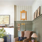 Image of Tulip Ticking Stripe in Tonal/Tan Wallpaper