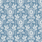 Image of Cottage Damask in Denim Wallpaper