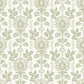 Image of Cottage Damask in Sage Wallpaper