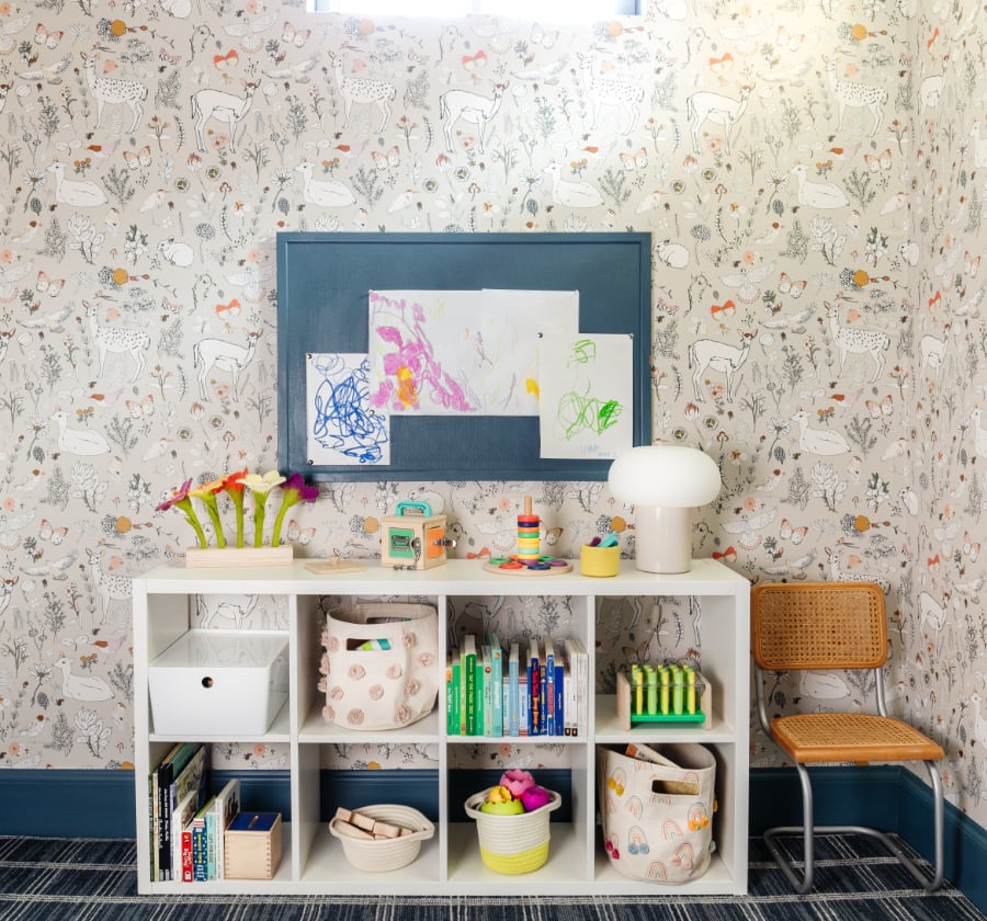 Image of Woodland in Tan wallpaper