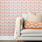 Image of Rising Sun in Pink Wallpaper