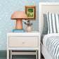 Image of Starry Night in Light Teal Wallpaper
