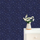 Image of Starry Night in Navy Wallpaper