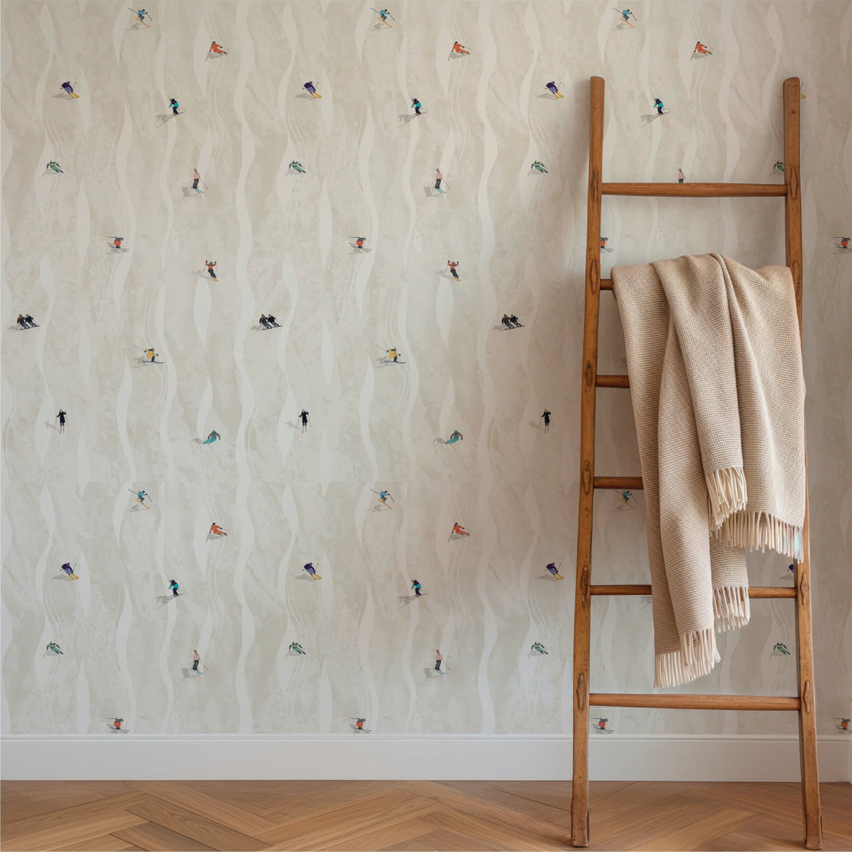Image of Bluebird Day in Powder wallpaper