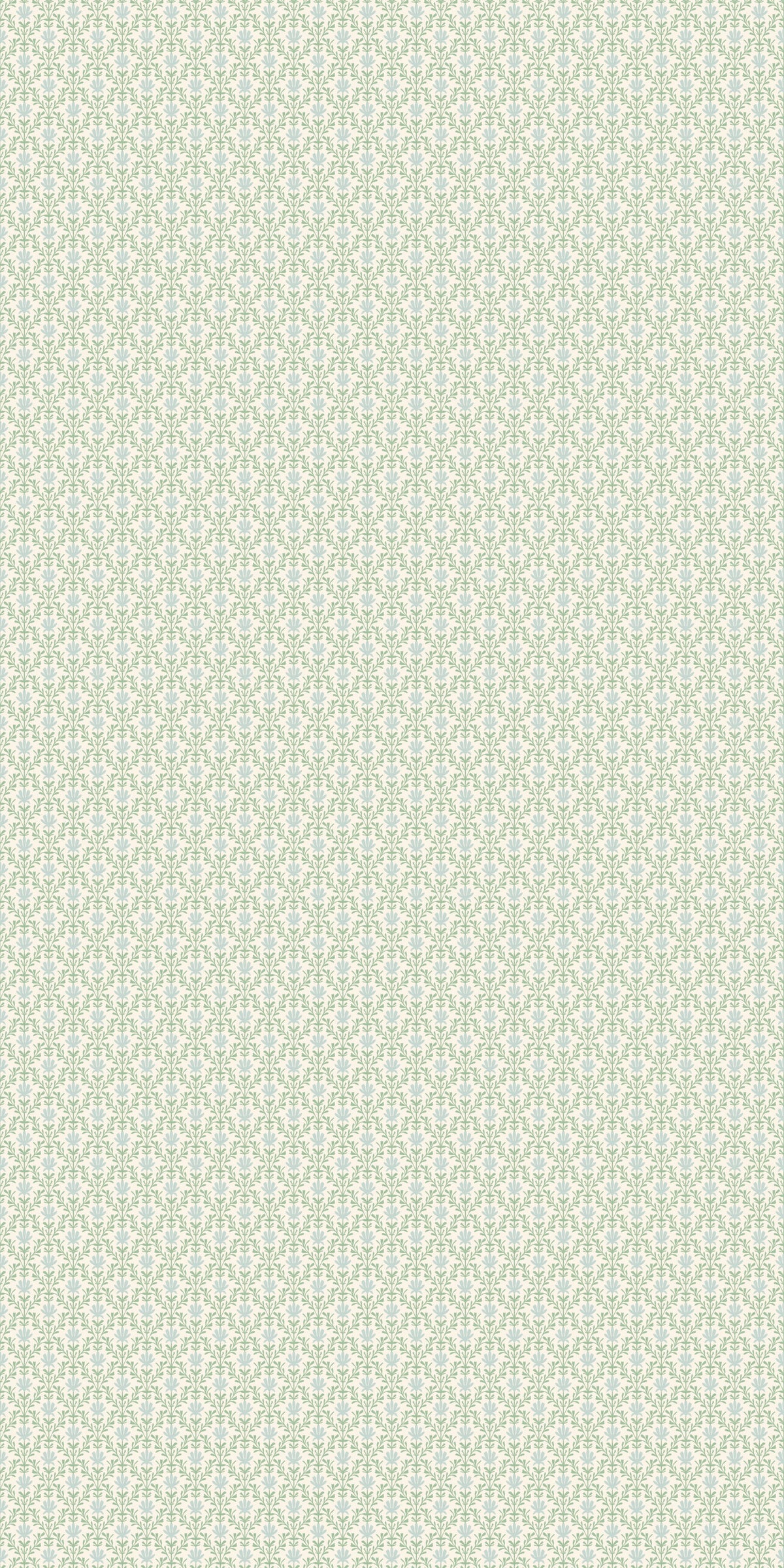 Image of Petit Mist Floral in Antique White Wallpaper