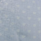 Floret Sheer Fabric in Blue/Cream