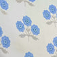 Video of Field Floral Sheer Fabric in Sky Blue
