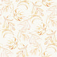 Image of Botany in Tangerine and Ivory wallpaper