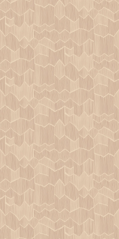 Vertical Lines in Burnt Blush Wallpaper