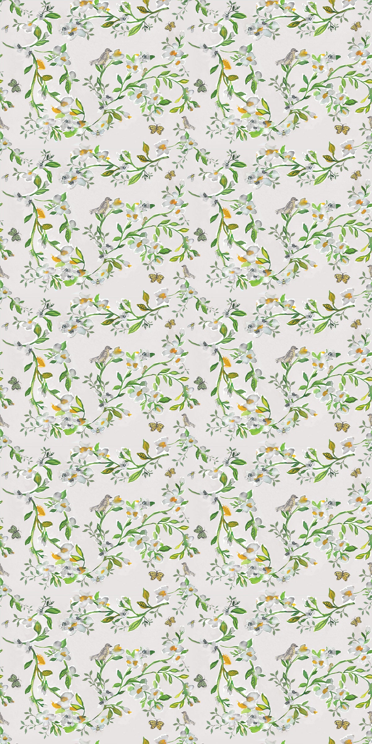 Image of Chinoiserie in Grey Wallpaper