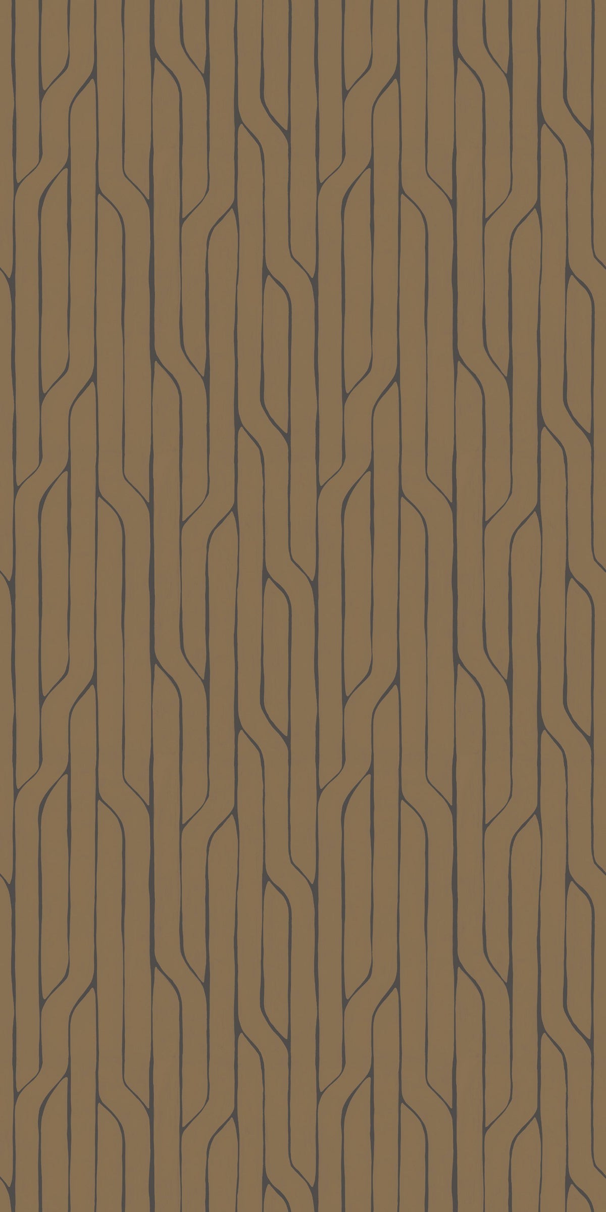 Image of Crossing Lines in Gold Wallpaper