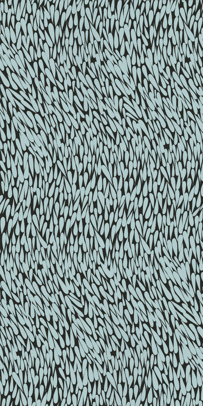Image of Currents in Charcoal Wallpaper