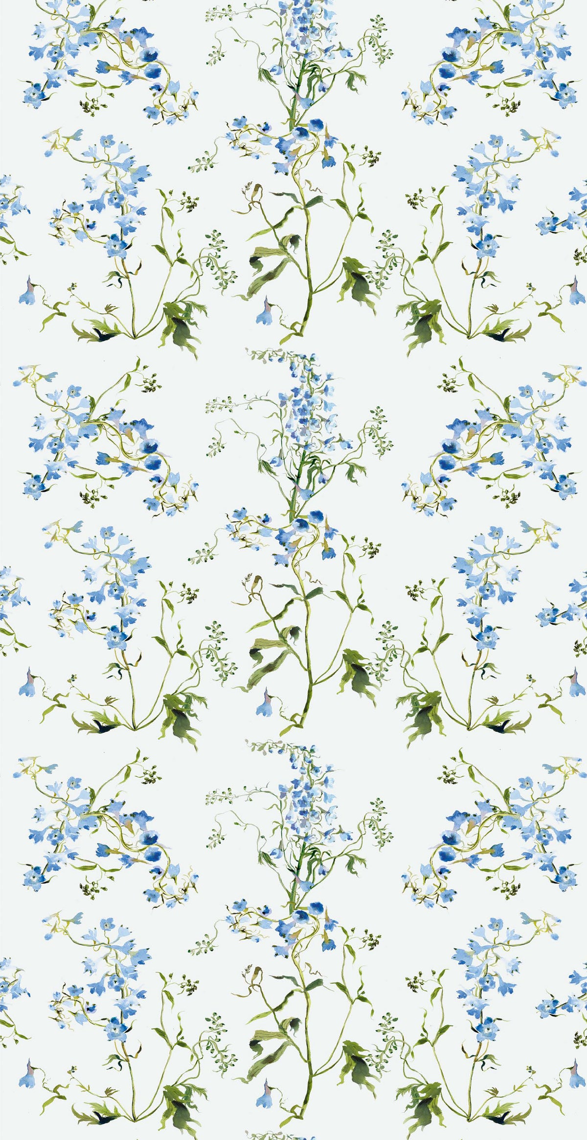 Image of Delphinium in Blue Wallpaper