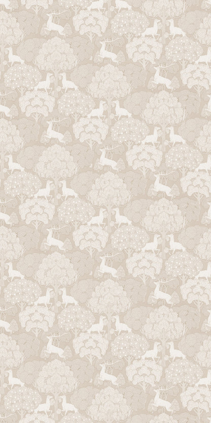 Image of Forest in Tan Wallpaper