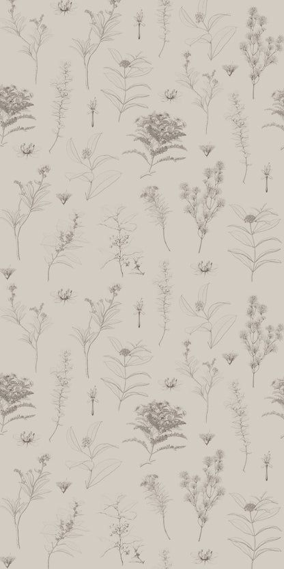 Gather in Mushroom wallpaper.
