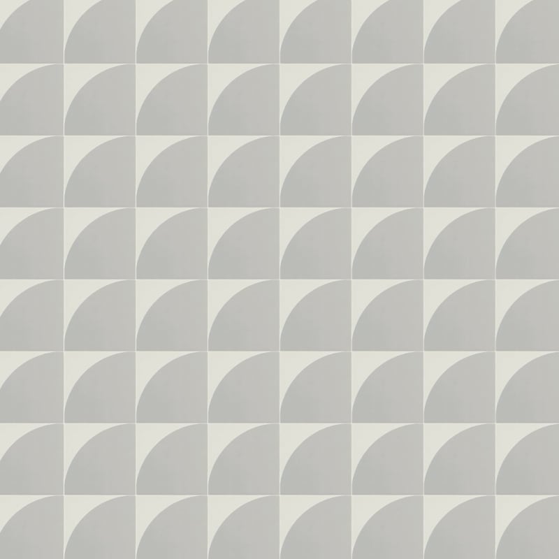 Grey Curves Tile Decals in Grey color