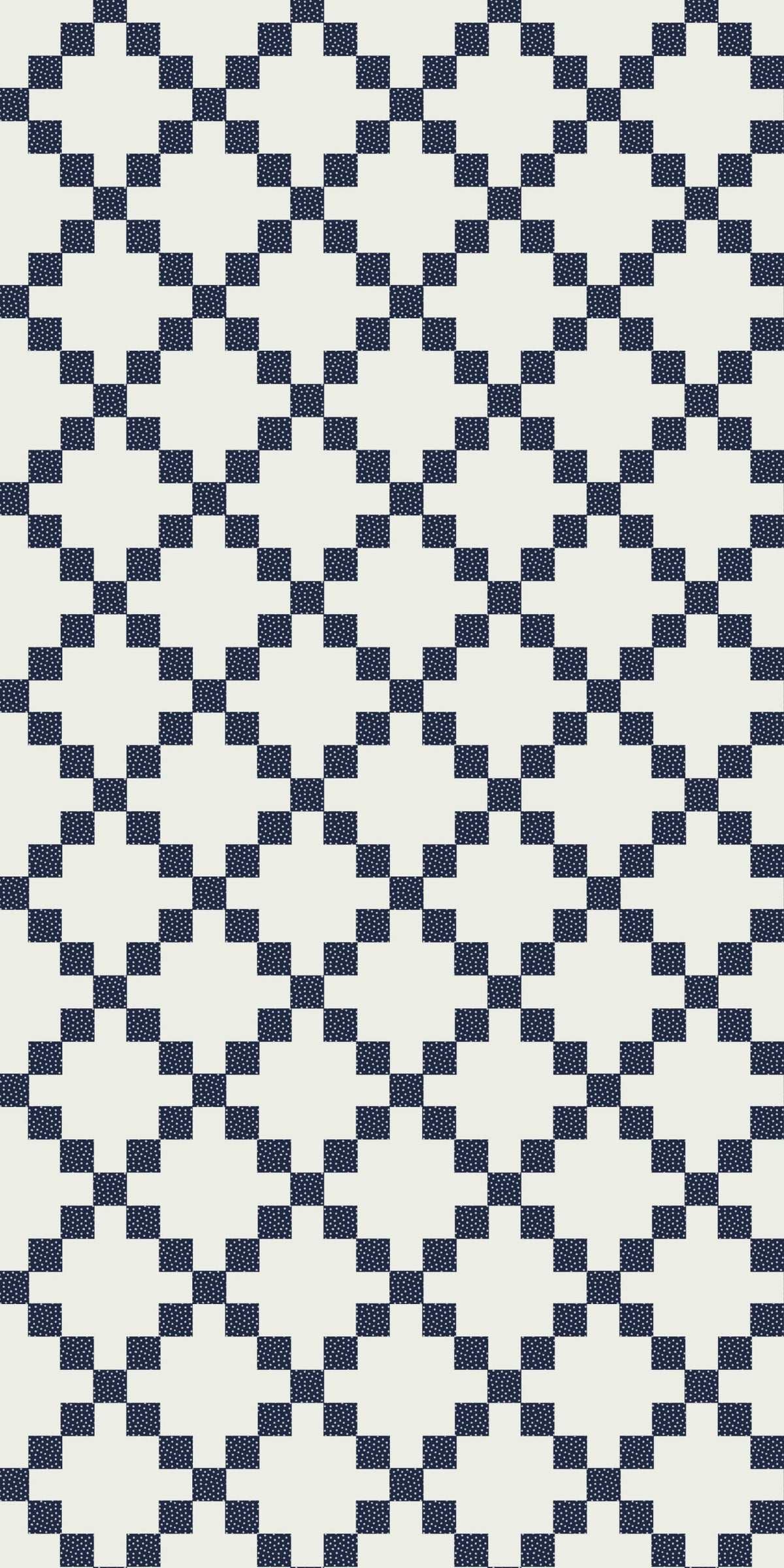 Image of Patchwork in Navy Wallpaper