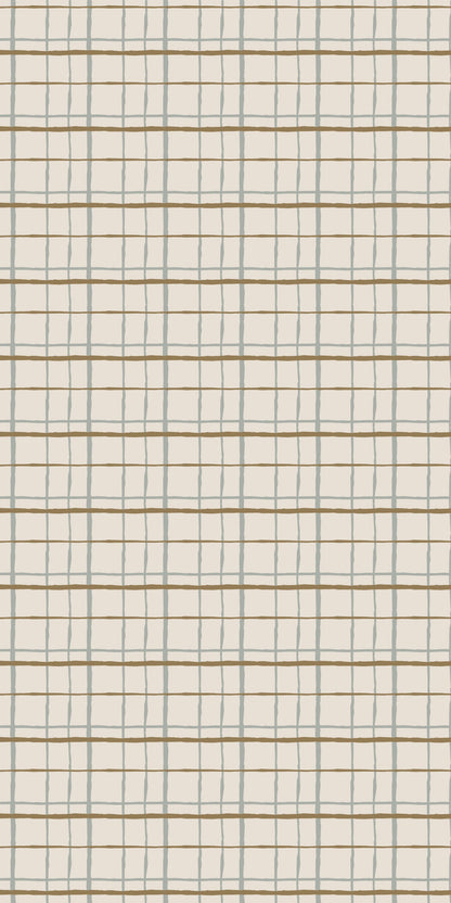Image of Plaid in Blue Wallpaper