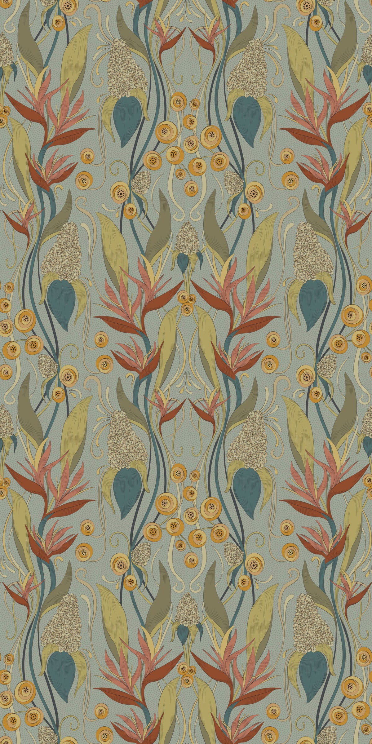 Ruth's Garden in Azure wallpaper.