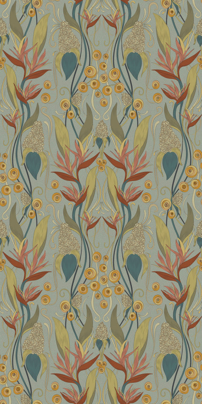Ruth's Garden in Azure wallpaper.
