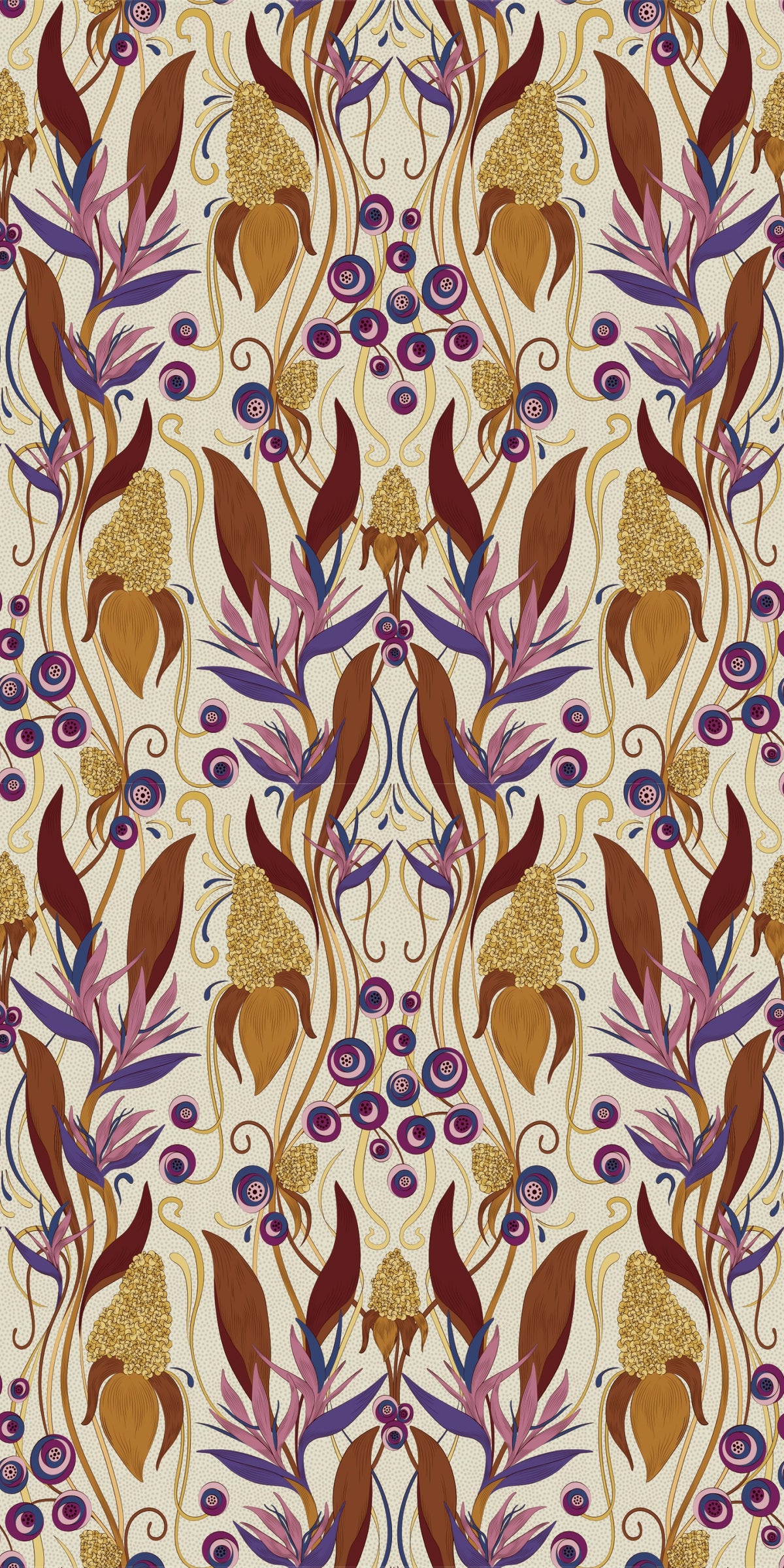 Ruth's Garden in Violet wallpaper.