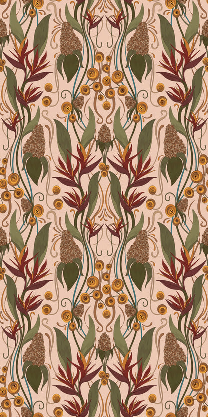 Ruth's Garden in Rose wallpaper.