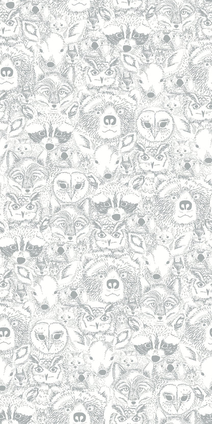 Wild in Grey Wallpaper