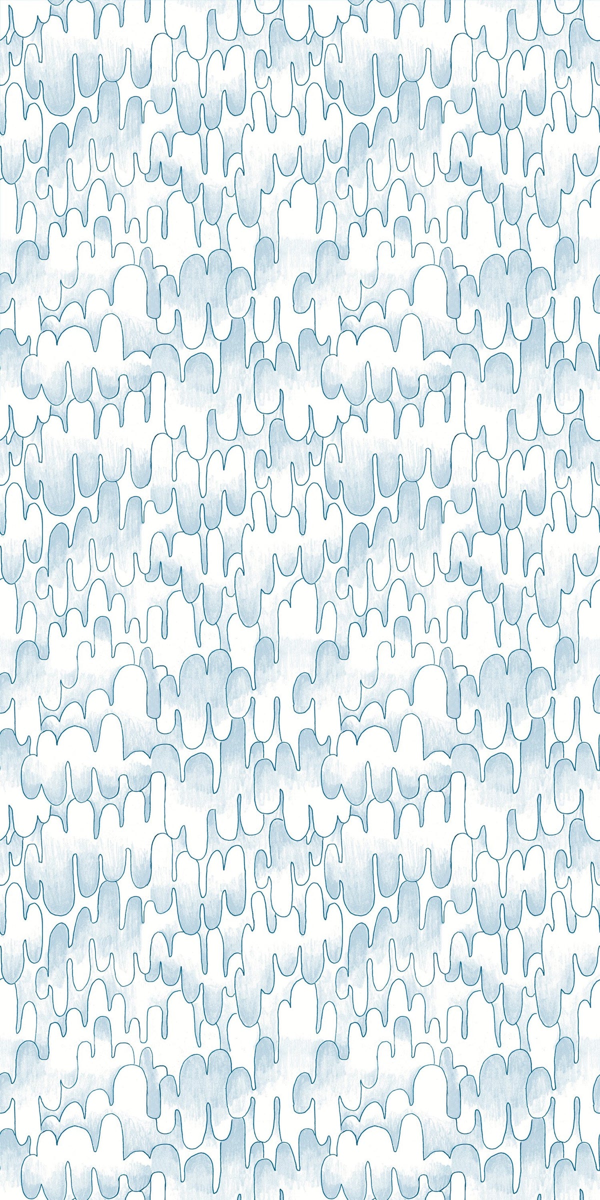 Image of Bubble in Blue Wallpaper