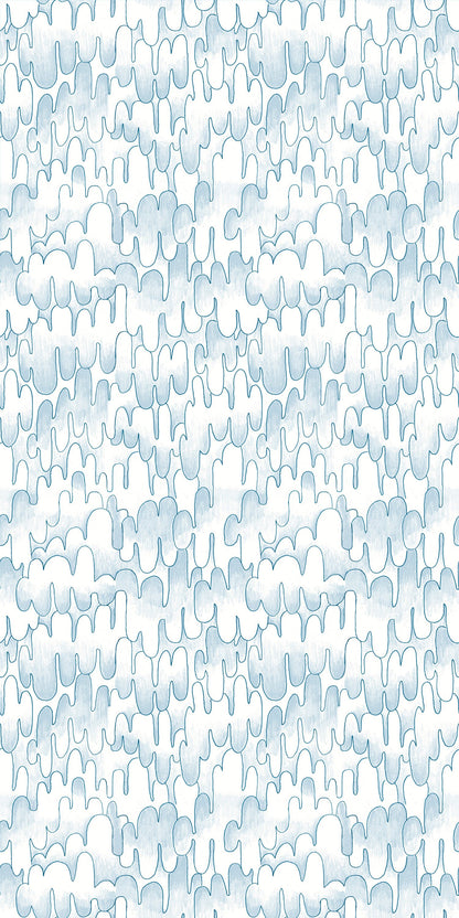 Image of Bubble in Blue Wallpaper
