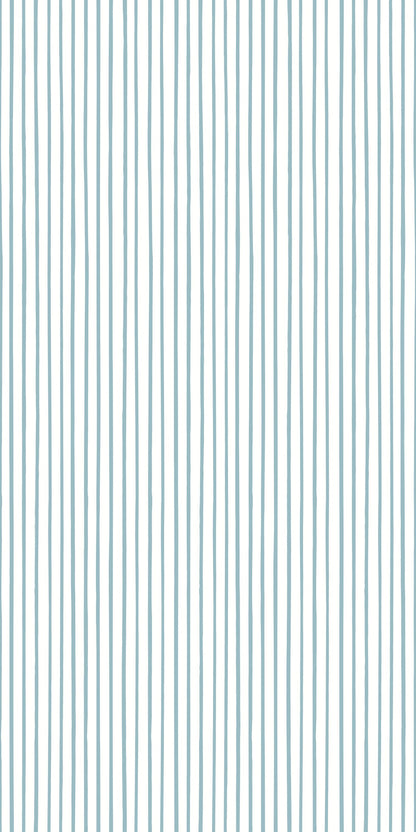 Image of Stripes Away in Light Blue wallpaper