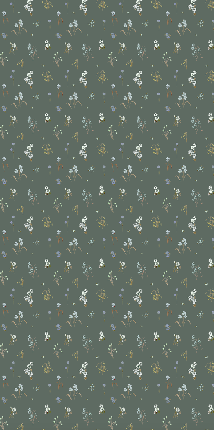 Petite Garden in Fern Wallpaper