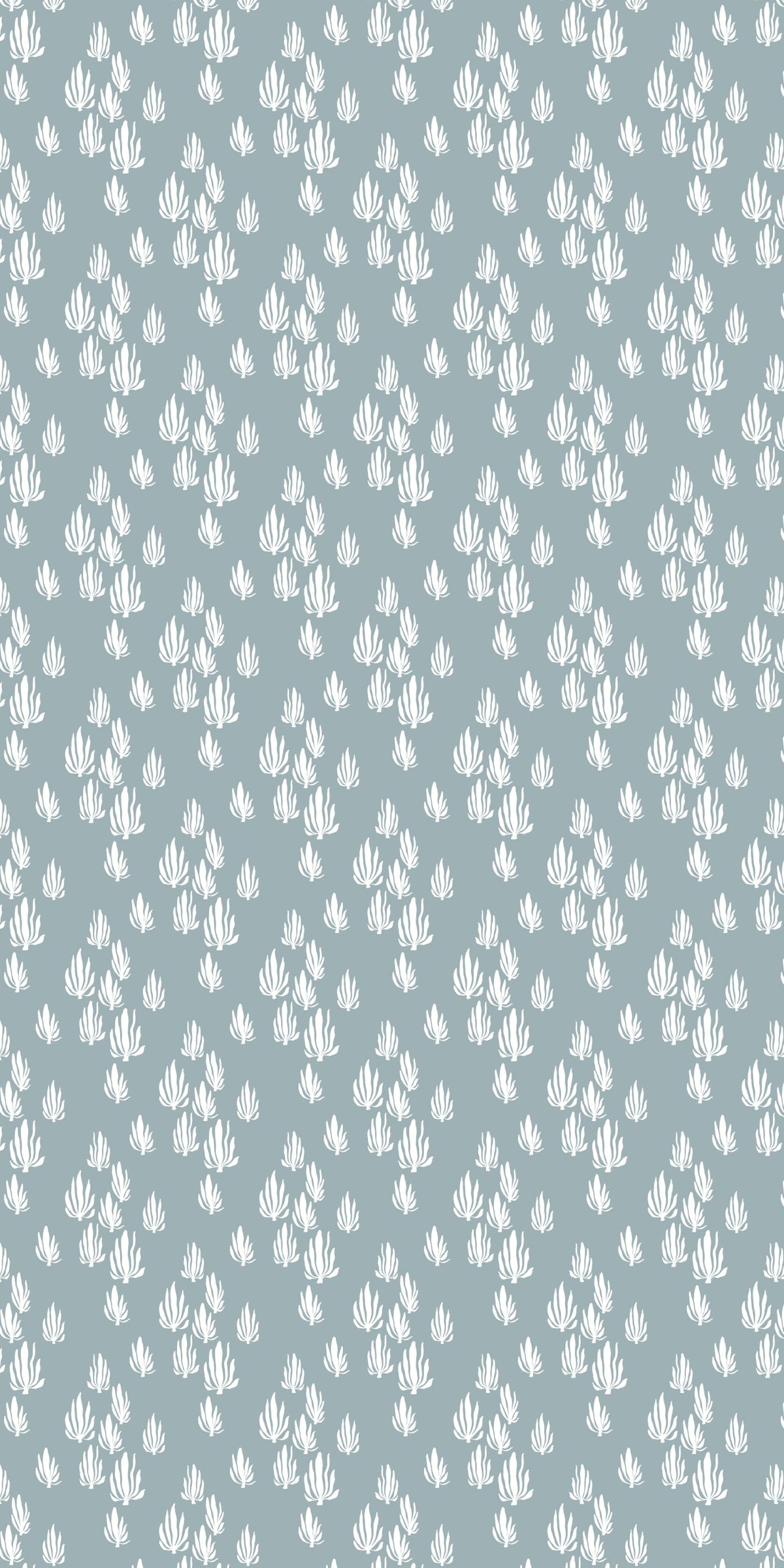 Image of Seaweed in Bay Blue Wallpaper