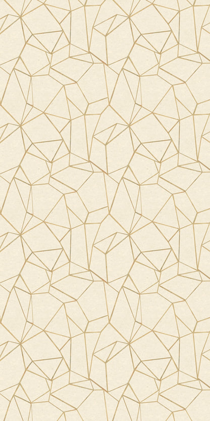 Image of Prisms in Cream Wallpaper